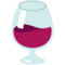 Wine Glass emoji on Google